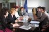 Russian experts on a consulting meeting to BNSI on retail trade statistics